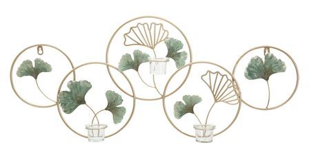 Porte-bougies mural greenery cm 80x7,5x35,5