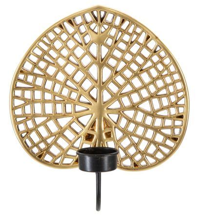 Porte-bougies mural lotus cm 20x8x22,2