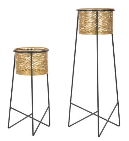 Porte-fleurs couple exy cm ø 37x76-27x51