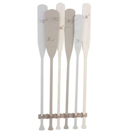 Porte-manteau bois massif multicolore Marino