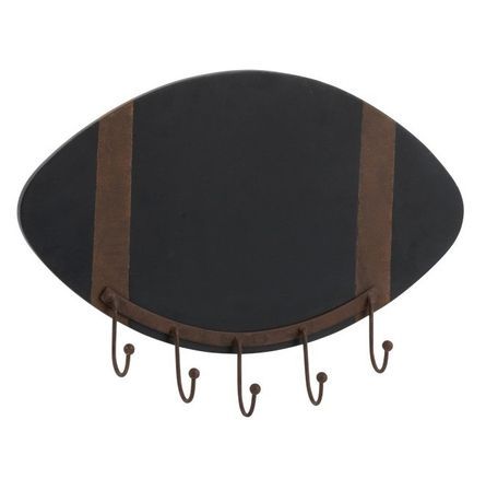 Porte-manteau métal noir et marron Verde