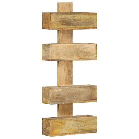 Porte-revue mural 30x11x72 cm Bois de manguier solide