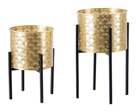 Porte-vases glissy, lot de 2 -a- cm ø 21x38-19x28