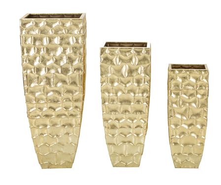 Porte-vases glody, lot de 3, 38 x 38 x 94 cm - 30,5 x 30,5 x 76 cm23 x 23 x 63 cm