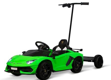 Porteur Lamborghini Aventador SVJ vert