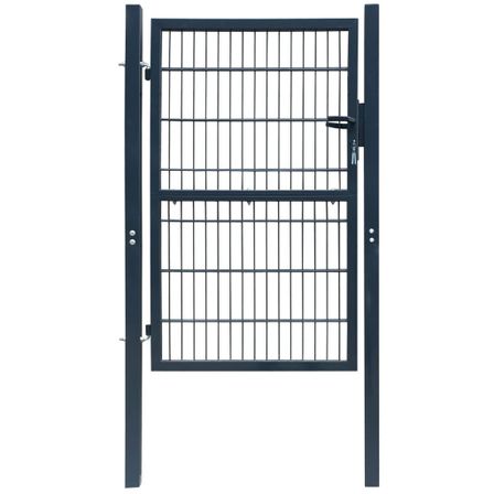 Portillon 2D (simple) Gris anthracite 106x210 cm