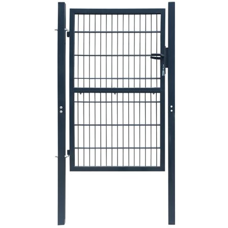 Portillon 2D (simple) Gris anthracite 106x230 cm