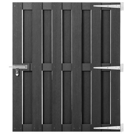 Portillon WPC 100x112 cm Gris