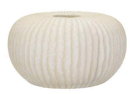 Pot décoratif large rainuré design compact AVA