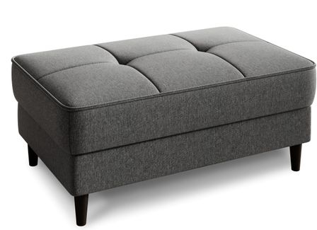 Pouf avec rangement en tissu BOZA 97 cm