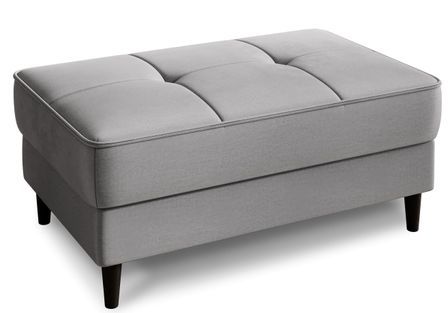 Pouf avec rangement en velours BOZA 97 cm