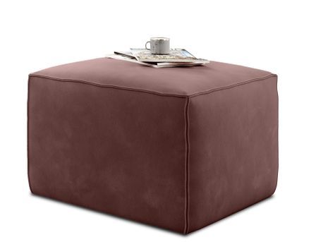 Pouf de salon en tissu WILACE – Élégant et confortable