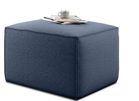 Pouf de salon en tissu WILACE – Élégant et confortable