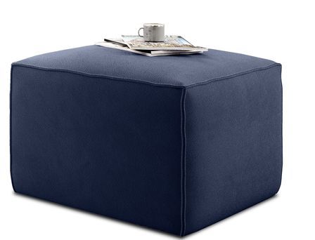 Pouf de salon en tissu WILACE – Élégant et confortable