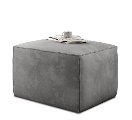 Pouf de salon en velours WILACE – Élégant et confortable