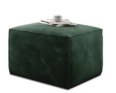 Pouf de salon en velours WILACE – Élégant et confortable