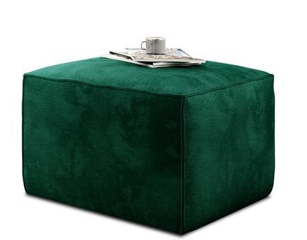 Pouf de salon en velours WILACE – Élégant et confortable