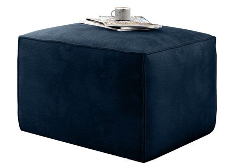 Pouf de salon en velours WILACE – Élégant et confortable