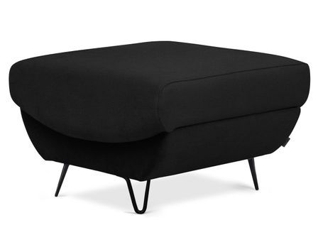 Pouf en tissu ZURIK – Élégance et praticité