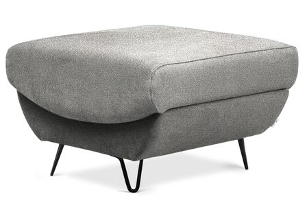 Pouf en tissu ZURIK – Élégance et praticité