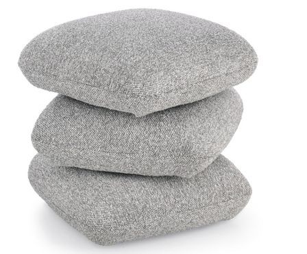 Pouf moderne ANTARA – Tissu bouclé