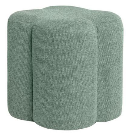 Pouf rond en tissu Kuba