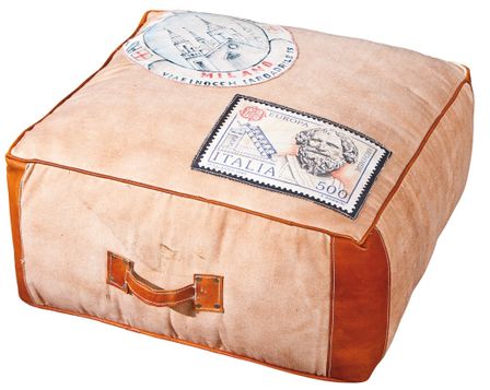 Pouf Toile de Coton Marco