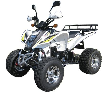 Quad Homologué route 250 cc Shineray STXE Blanc