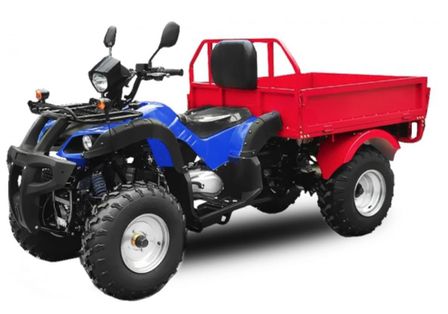 Quad Jinling Dumper 150cc avec benne bleu