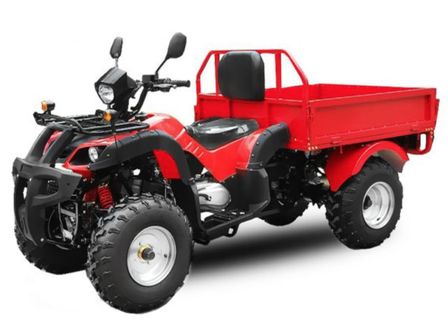 Quad Jinling Dumper 150cc avec benne rouge
