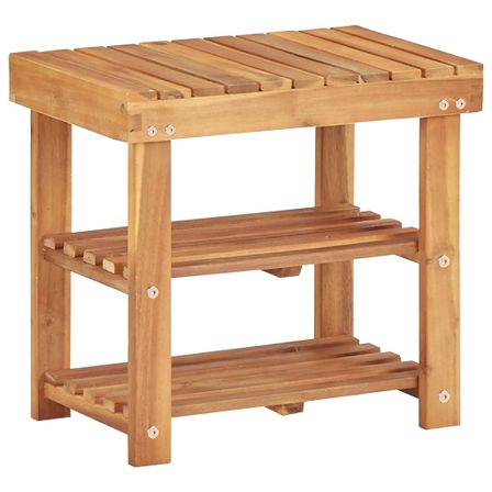 Range-chaussures 50x32x45 cm Bois d'acacia massif