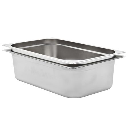 Récipients Gastronorm 2 pcs GN 1/1 150 mm Acier inoxydable