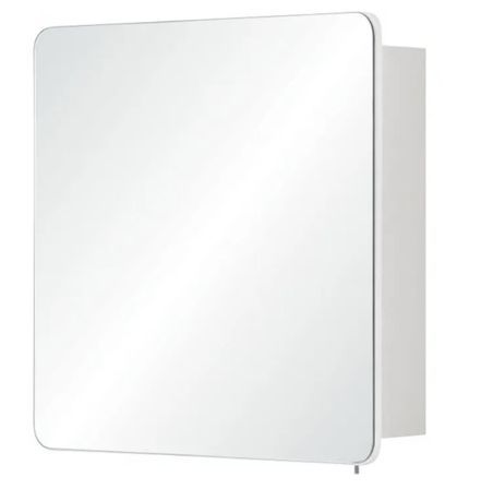 Armoire De Toilette 60 Cm Gali + Applique LED pour miroir de salle de bain LILO 2 x 3 W - Chromé brillant