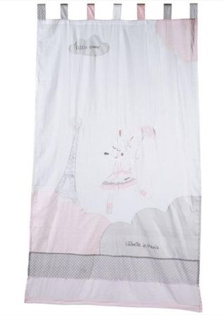 Rideau brodé à pattes Lilibelle