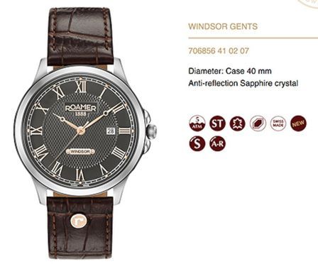 Roamer New Collection Windsor 706856 41 02 07