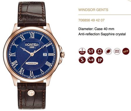 Roamer New Collection Windsor 706856 49 42 07