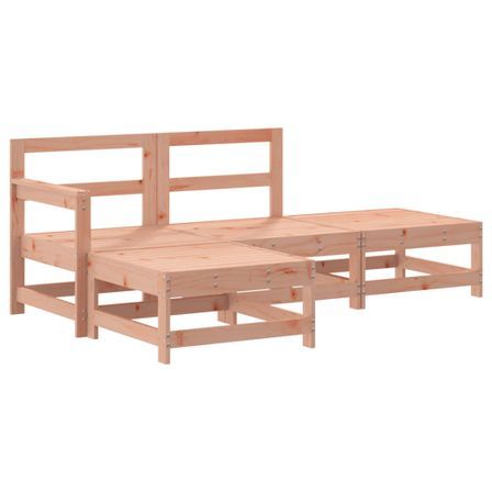Salon de jardin 4 pcs bois massif douglas