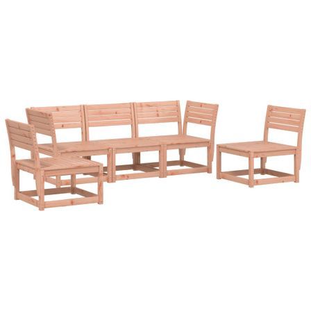 Salon de jardin 5 pcs bois massif de douglas
