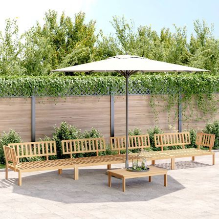 Salon palette de jardin 5 pcs bois d'acacia massif