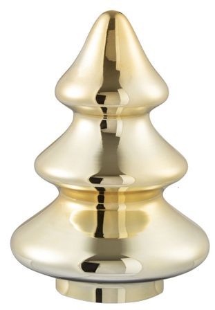 Sapin verre doré Ysarg 25 cm