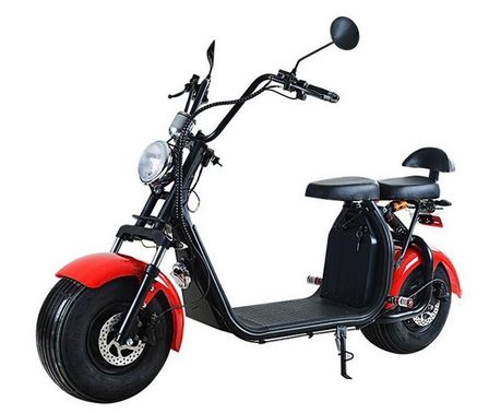 Scooter électrique City Coco Cool rouge 1500W – 50 km/h - homologué route