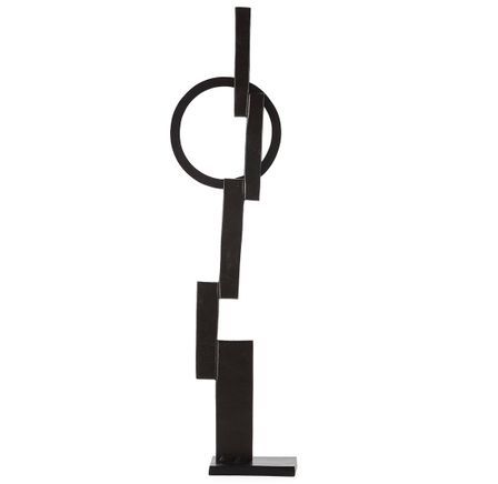 Sculpture décorative en aluminium HONKA H 148 cm – Bronze vieilli