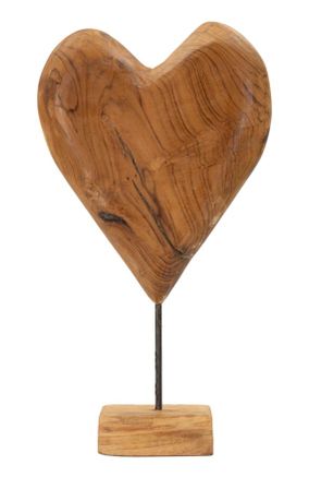 Sculpture dobu en teck 25x12x45 cm