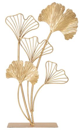 Sculpture feuille cm 26x11,5x44,5