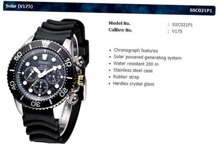 Seiko C.solar Ss Chrono Gent Black SSC021P1