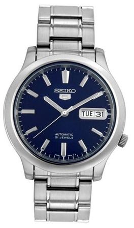 Seiko Snk793k Automatic - Blue Dial S/s - Day Date - 38mm - Wr 30mt