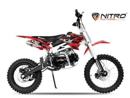 SKY 125cc deluxe rouge 17/14 pouces boite mécanique 4 temps Dirt Bike