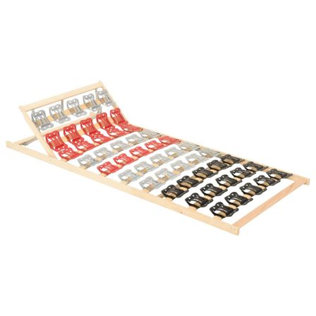 Sommier 12 lattes tête de lit réglable 100x200 cm