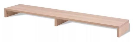 Support écran bois clair Chickie 118 cm