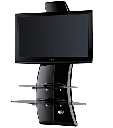 Support mural TV Ghost Design 2000 noir mat